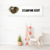 Stoomhart met een manometer spandoek (Insitu)