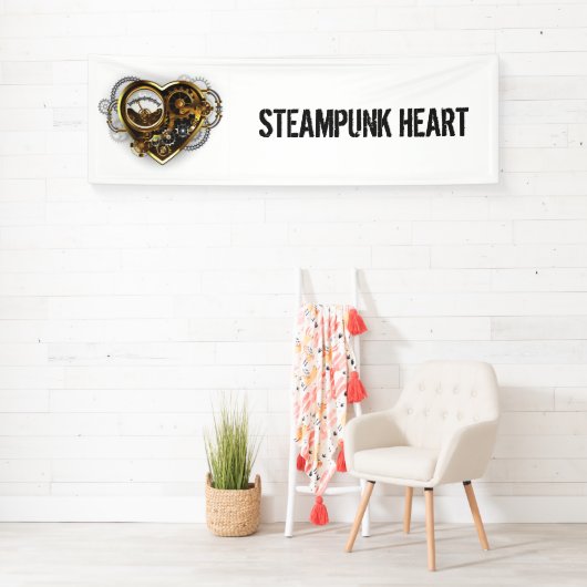 Stoomhart met een manometer spandoek (Insitu)