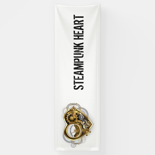 Stoomhart met een manometer spandoek (Verticaal)