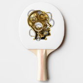 Stoomhart met een Manometer Tafeltennisbatje (Achterkant)