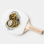 Stoomhart met een Manometer Tafeltennisbatje (Zijkant)