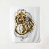 Stoomhart met een manometer wandkleed (Voorkant)