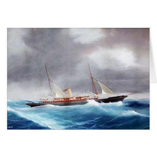 Stoomjacht Margarita 1900's (Voorkant Horizontaal)