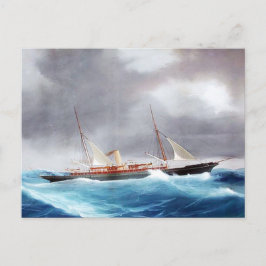 Stoomjacht Margarita 1900's Briefkaart