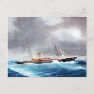 Stoomjacht Margarita 1900's Briefkaart