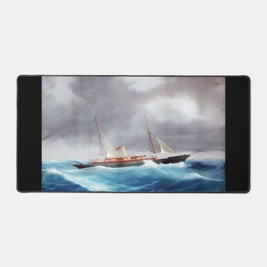 Stoomjacht Margarita 1900's Bureaumat (Voorkant)