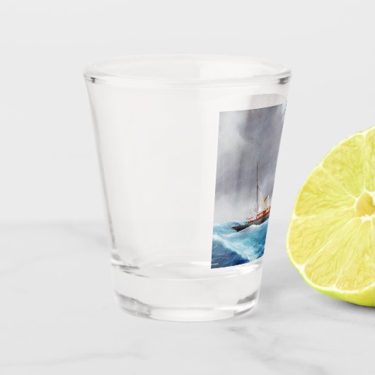 Stoomjacht Margarita 1900's Shot Glas (Links)