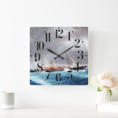 Stoomjacht Margarita 1900's Vierkante Klok (Huis)