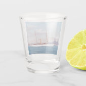 Stoomjacht SY Vanduara 1906 Shot Glas (Achterkant)
