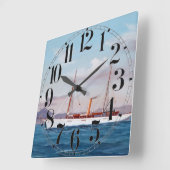 Stoomjacht SY Vanduara 1906 Vierkante Klok (Hoek)