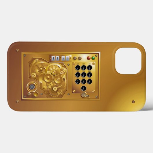 Stoomklok Case-Mate iPhone Case (Achterkant (horizontaal))
