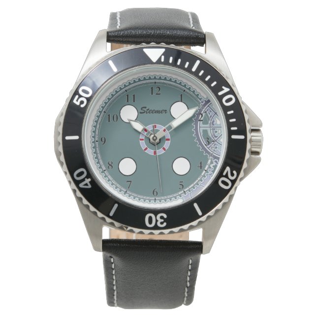 stoomklok horloge (Voorkant)