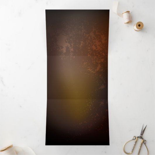 Stoomklok met antieke tandwielen drieluik wenskaart (Binnen)