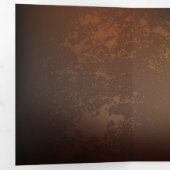 Stoomklok met antieke tandwielen drieluik wenskaart (Binnenzijde eerst)