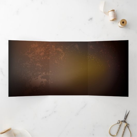 Stoomklok met antieke tandwielen drieluik wenskaart (Binnen)