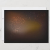 Stoomklok met antieke tandwielen kaart (Achterkant)