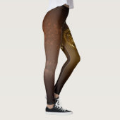 Stoomklok met antieke tandwielen leggings (Rechts)