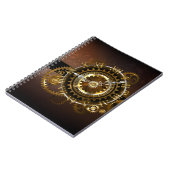 Stoomklok met antieke tandwielen notitieboek (Linkerzijde)