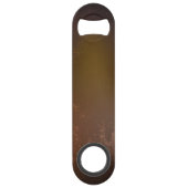 Stoomklok met antieke tandwielen speed flessenopener (Achterkant)