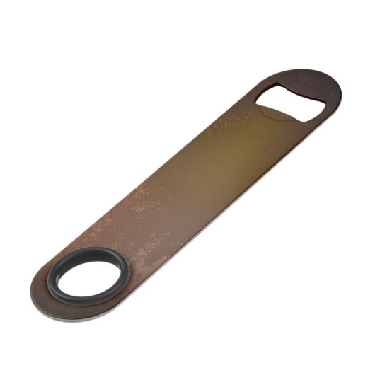 Stoomklok met antieke tandwielen speed flessenopener (Achterkant Gekanteld)