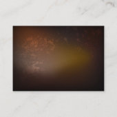 Stoomklok met antieke tandwielen visitekaartje (Achterkant)