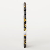 Stoomklok met mechanische libel iPhone hoesje (Linkerkant)