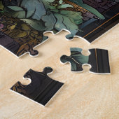 Stoomklok Toren Puzzel (Zijkant)