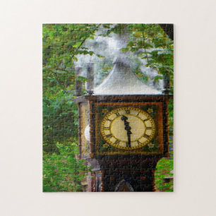 Stoomklok Vancouver. Legpuzzel