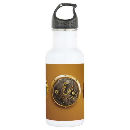 Stoomklok Waterfles (Voorkant)