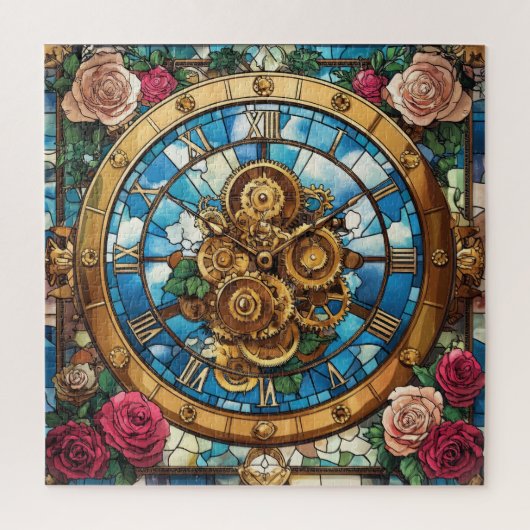 Stoomklokketorenpuzzel Legpuzzel (Verticaal)