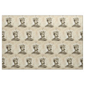 Stoomklokwerk hersensnorbart man stof (Fat Quarter)