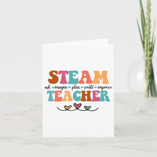 Stoomleraar Steam Squad Elementary Teaching Ck T Kaart (Voorkant)