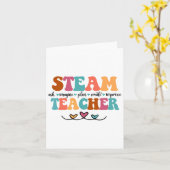 Stoomleraar Steam Squad Elementary Teaching Ck T Kaart (Gele Bloem)