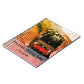  stoomlocatie, trainspotting log, Jouw naam Notitieboek (Linkerzijde)