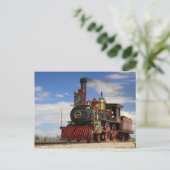stoomlocomotief "119" briefkaart (Staand voorkant)