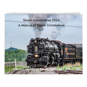 Stoomlocomotief 2024 Kalender