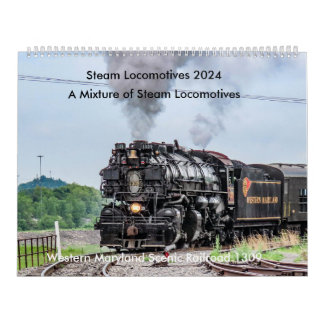 Stoomlocomotief 2024 Kalender