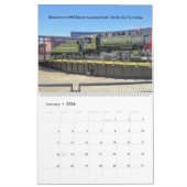 Stoomlocomotief 2024 Kalender (Jan 2026)