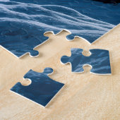  stoomlocomotief bij maanlicht legpuzzel (Zijkant)