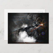 -stoomlocomotief briefkaart (Voorkant / Achterkant)