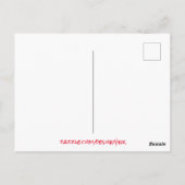 -stoomlocomotief briefkaart (Achterkant)