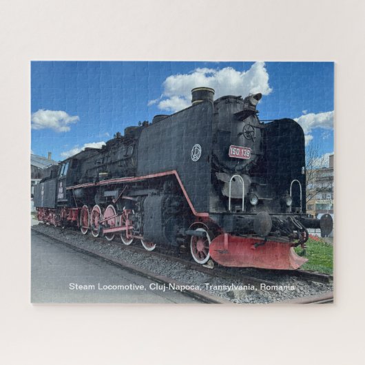Stoomlocomotief, Cluj-Napoca, Roemenië, op een Legpuzzel (Horizontaal)