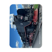 Stoomlocomotief, Cluj-Napoca, Roemenië, op een Magneet (Verticaal)