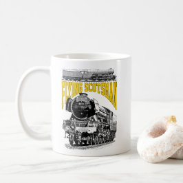 Stoomlocomotief Flying Scotsman. 1923 LNER Trein Koffiemok