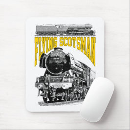 Stoomlocomotief Flying Scotsman. 1923 LNER Trein Muismat
