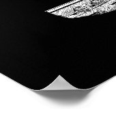 Stoomlocomotief Flying Scotsman. 1923 LNER Trein Poster (Hoek)