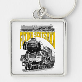Stoomlocomotief Flying Scotsman. 1923 LNER Trein Sleutelhanger