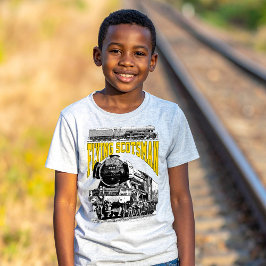 Stoomlocomotief Flying Scotsman. 1923 LNER Trein T-shirt