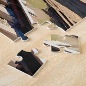  stoomlocomotief in een Schilderachtig canyon Legpuzzel (Zijkant)