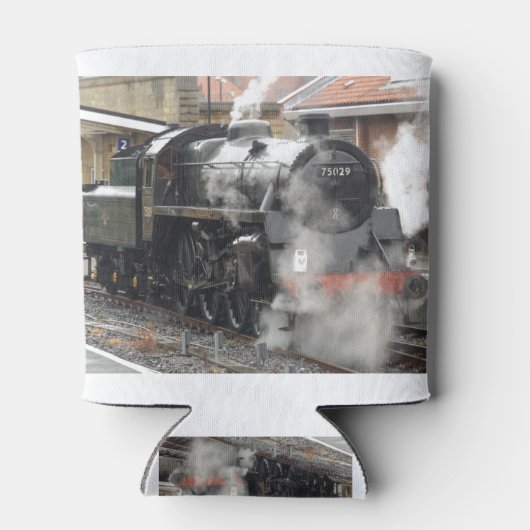 Stoomlocomotief in station blikjeskoeler (Achterkant)